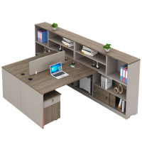 锁匠 员工桌双人位+柜组