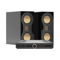 MonitorAudio/英国猛牌Studio 监听89无源书架音箱双4寸HIFI家用阿泰莎流媒体功放套装