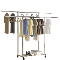 荺炬伸缩晾衣架2m双杆个