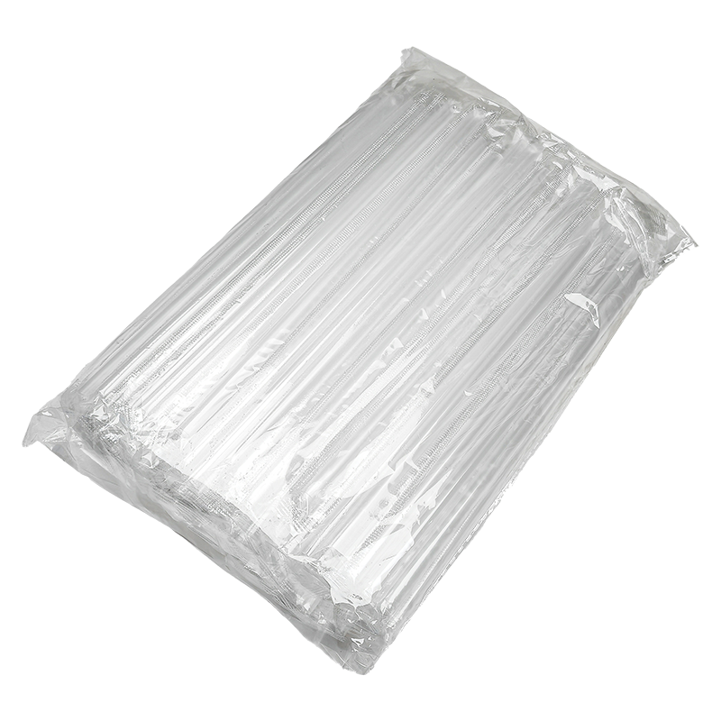 兰雅昀 一次性独立包装透明吸管 长19cm粗0.6cmx100支 包