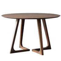 芙瑞塔实木圆桌0.7米张