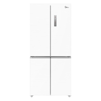 美的超薄款冰箱483L家用十字双开四门零嵌入式一级风冷无霜