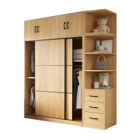 曌梵衣柜1.8米+顶柜+角柜套