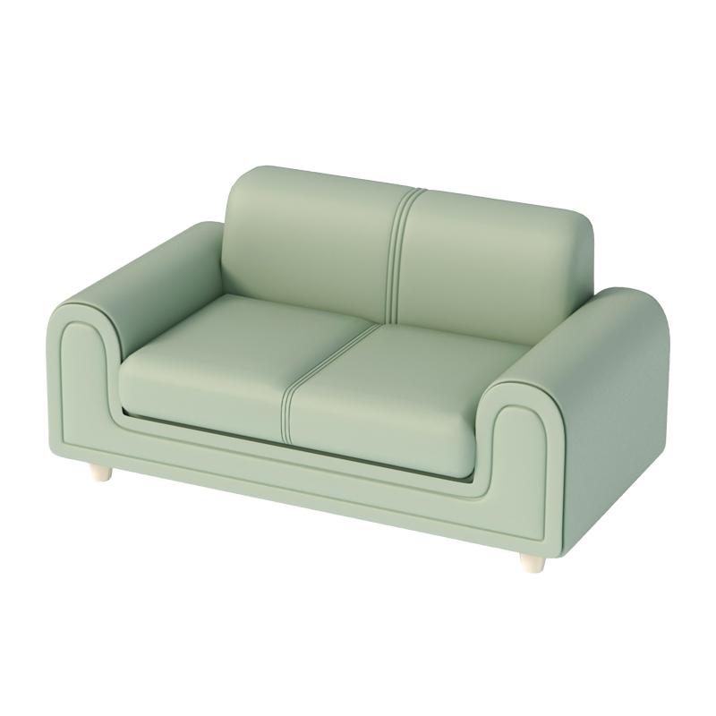 华森葳儿童家具 新泰迪贵族单人沙发 双人沙发 - 千草绿