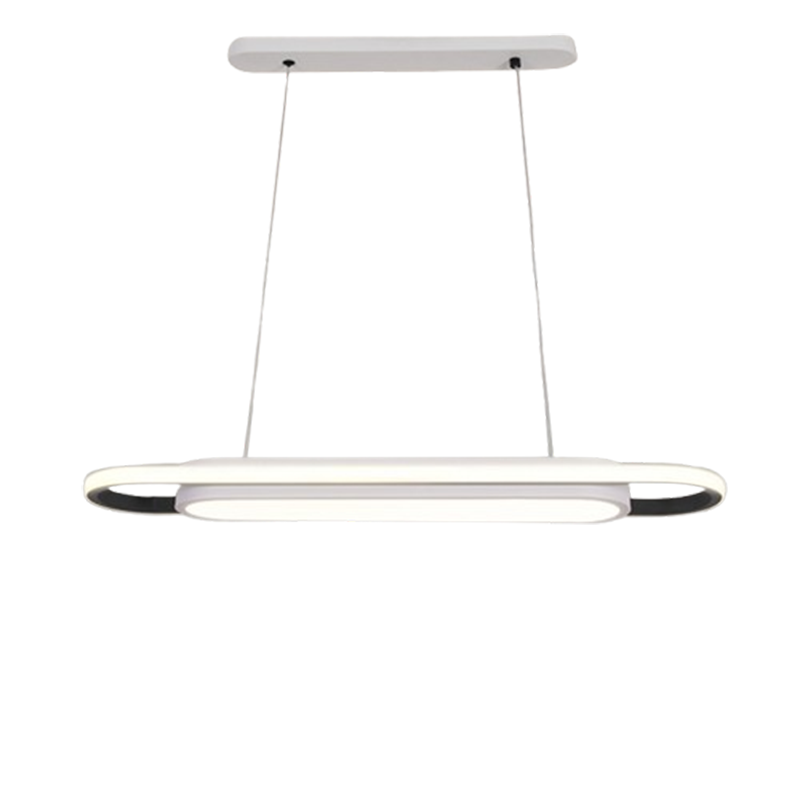 古达现代简约家用餐厅长条灯led吊灯吧台前台创意书房长条型照明灯具