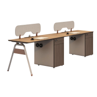 荺炬办公桌并排双人张