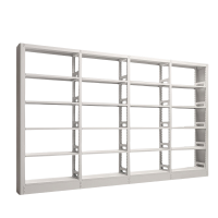 宜掌柜 钢制书架 单面一列四组五层 组