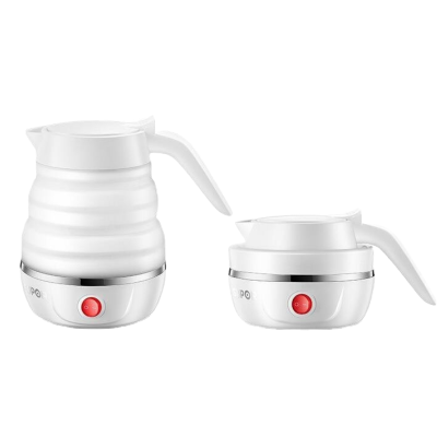 苏泊尔(SUPOR)电热水壶食品级硅胶 旅行便携电水壶 0.6L 折叠双电压烧水壶 SW-06J001