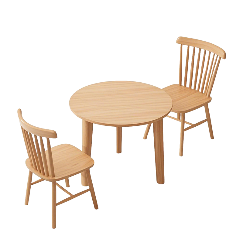 班龙餐桌1.2m+2椅套