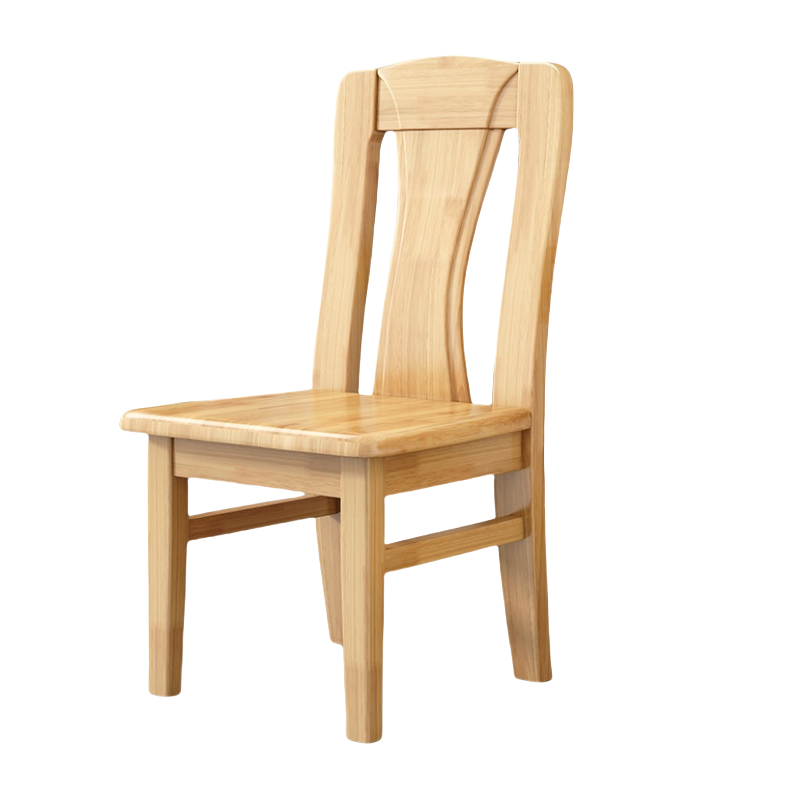 蕃蒂实木椅原木色把