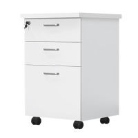 觅鹊储物柜活动柜白色/个