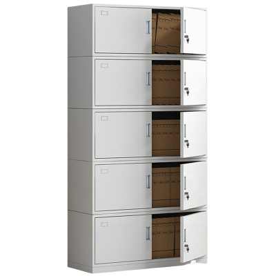 黎谷瑞钢制柜子分五节85*36*200cm台