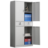 宜掌柜 办公柜 铁二斗加厚款台