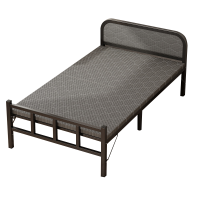 硬板折叠床单人床成人家用一米二简易小床行军宿舍床便携加固铁床