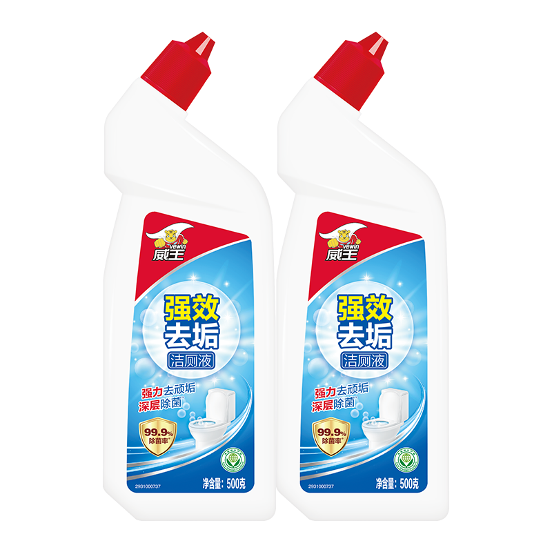 威王强效去垢洁厕液500g*2瓶除菌去顽垢除异味