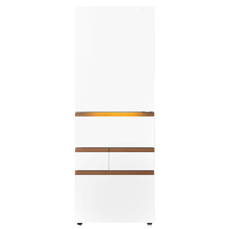 东芝(TOSHIBA)大白桃pro高容全嵌入式超薄制冰日式家用双系统双循环节能无霜冰箱GR-RM487WI-PG1B3