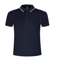 中健设计感时尚撞色翻领POLO衫透气柔软舒适上衣运动休闲商务日常感百搭短袖男女款24323\24324