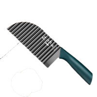 304狼牙土豆刀波纹花式切片刀家用琅琊切土豆波浪刀子N8169