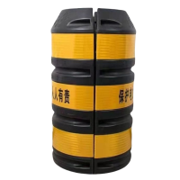 满盛达建 电杆防撞桶 电杆防撞警示桶500*1000mm 个