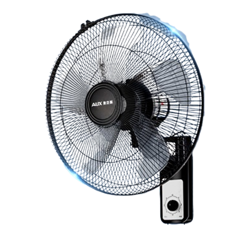 奥克斯(AUX)风扇壁扇挂壁式电风扇家用遥控墙壁挂扇大风力工业商用_18英寸遥控款2米延长线