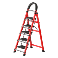 如华福禄梯子家用折叠梯室内人字工程梯便携多功能小楼梯叉伸缩加厚扶梯凳