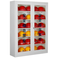 凌迪星白色30顶安全帽柜120*36*160cm台