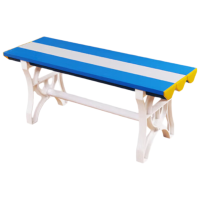 锦北 ABS塑料更衣凳游泳馆健身房洗浴防水换衣凳简约更衣凳 1.2米