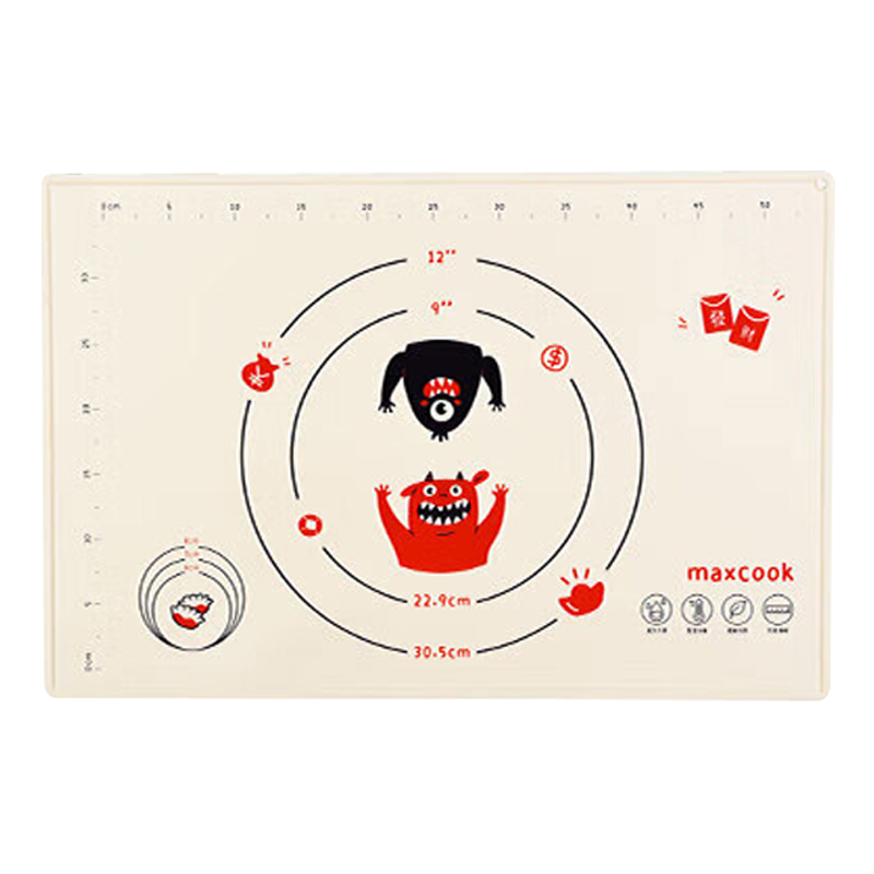 美厨揉面垫食品级硅胶和面板擀面案板MCPJ1175