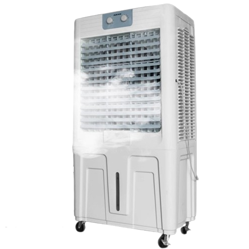 奥克斯(AUX)冷风机大型空调扇家用商用饭店工厂制冷风扇移动水风扇_升级加高金属机身大型工业商用机械款1.3米高适合