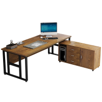 奇桄烁办公桌含侧柜2m/组