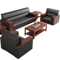 豫龙都 沙发+茶几 牛皮 套
