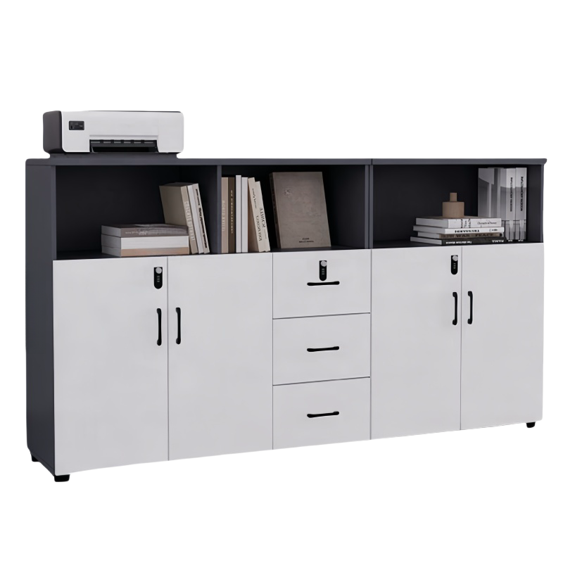 蕃蒂资料柜四门三抽台