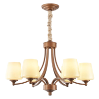 雷士照明奶油风客厅吊灯美式卧室吊灯简约复古欧式别墅吊灯中古风66