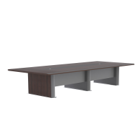 圣斯顿 会议桌 S-FL4520 4500*2000*750mm 烟熏木+肤感灰 张