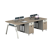 义尊工位桌四人位张