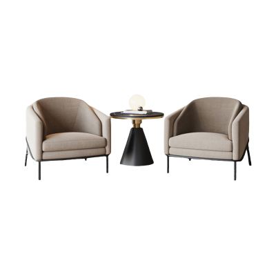 沣涢 洽谈桌椅组合 一桌二椅 套