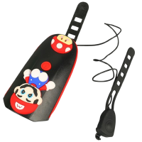 闪电客儿童自行车灯平衡车夜骑灯山地单车充电前喇叭一体灯夜间骑行配件