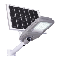 雷士照明太阳能投光灯户外家用农村太阳能路灯高亮透镜款庭院路灯66