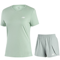 斯凯奇 女T恤 短裤套装 P223W163-01P9M 套