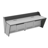 圣斯顿 钢木烤漆直形操控台 S-ZG3000 3000*950*1050mm 灰色 张