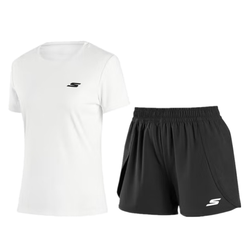 斯凯奇 女速干 运动套装 P223W163-0019M 套