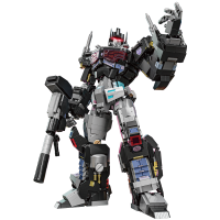 星涯优品电镀大号暗黑擎天柱变形金刚系列益智拼装积木玩具摆件