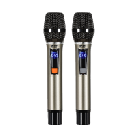 索爱(soaiy) SA-W18 专业话筒万能通用充电麦克风无线会议唱歌KTV演出舞台 双麦