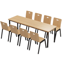 豫龙都 餐桌椅 八人位 套