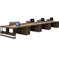 烁恒员工桌八人位张