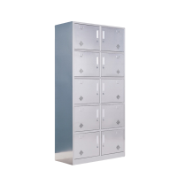 沣涢 不锈钢更衣柜 十门 台