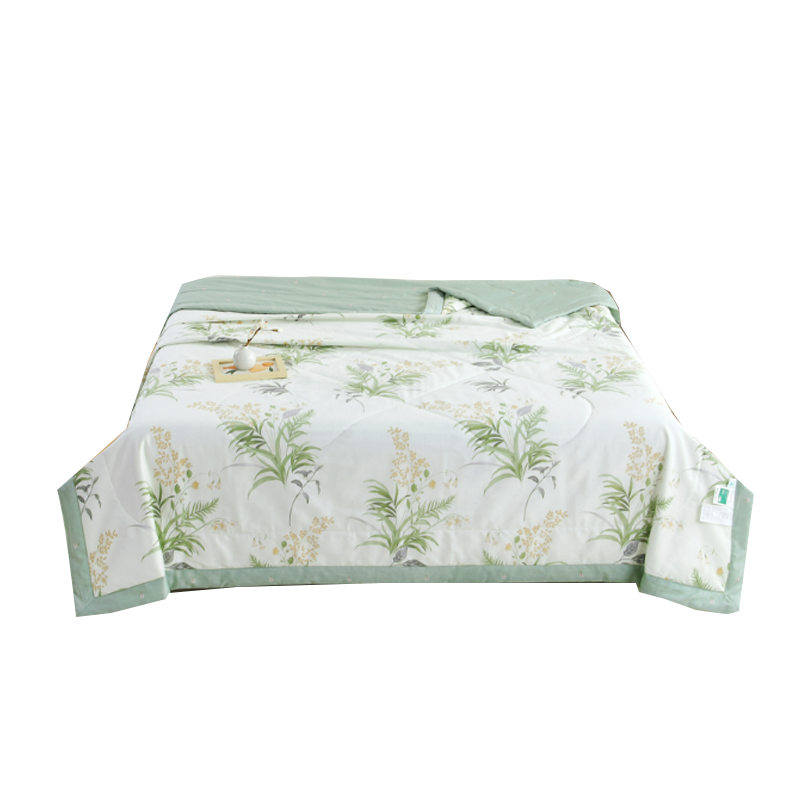 雅鹿YLB2419抑菌全棉印花夏被(花色:清风絮语)150*200cm950g