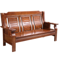 豫龙都实木沙发 三人张