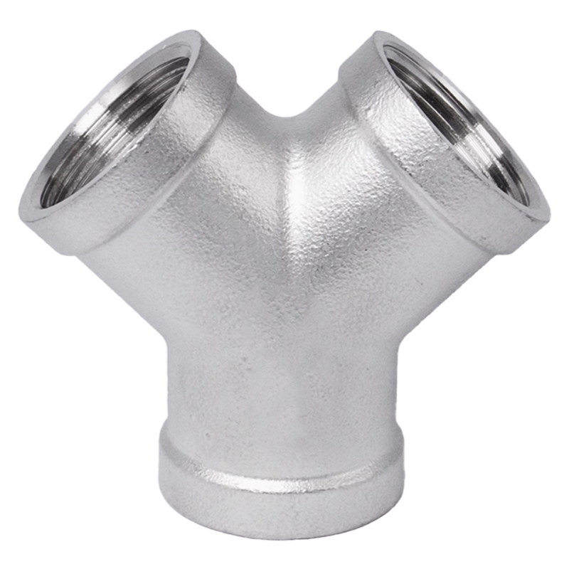 云型巨 不锈钢Y型内丝三通 不锈钢水管接头配件 DN8 个