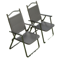 闪电客折叠椅露营椅子户外便携桌椅沙滩椅办公室庭院仿藤椅摆摊野餐野营